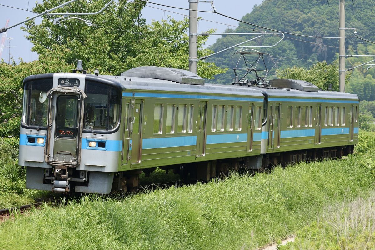 JR四国 松山運転所 7000系 7103