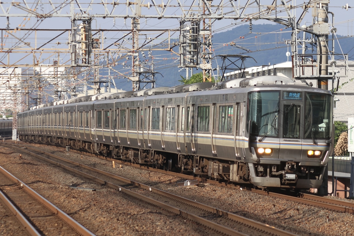 JR西日本 網干総合車両所本所 223系 ホシV34編成