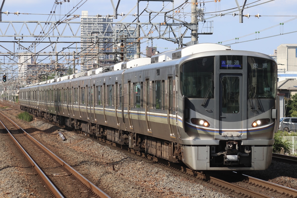JR西日本 網干総合車両所本所 225系 ホシL14編成