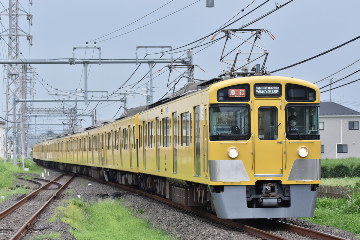 西武鉄道 南入曽車両基地 2000系 2459F