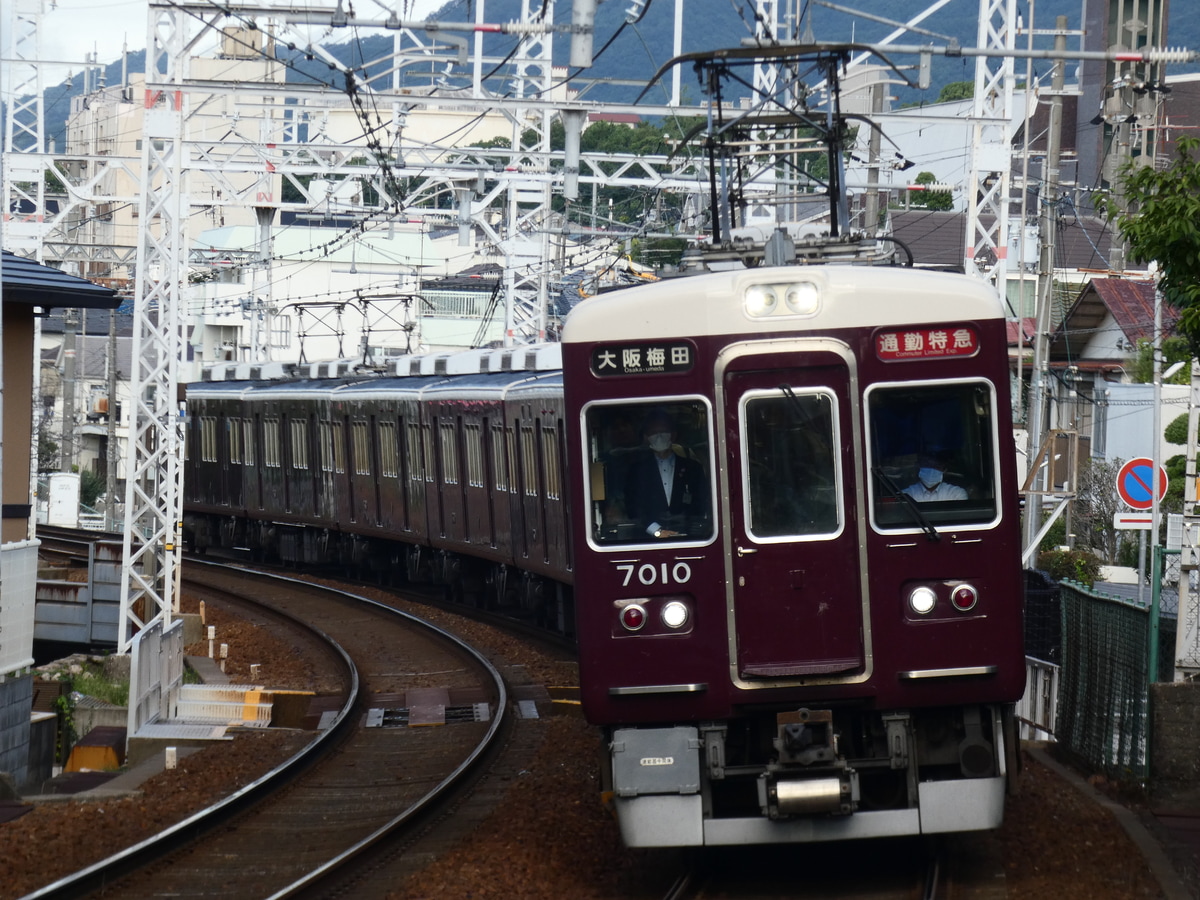 阪急電鉄 西宮車庫 7000系 7010F