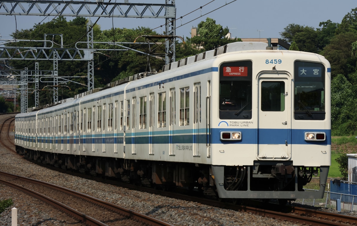 東武鉄道 南栗橋車両管区七光台支所 8000系 8159F