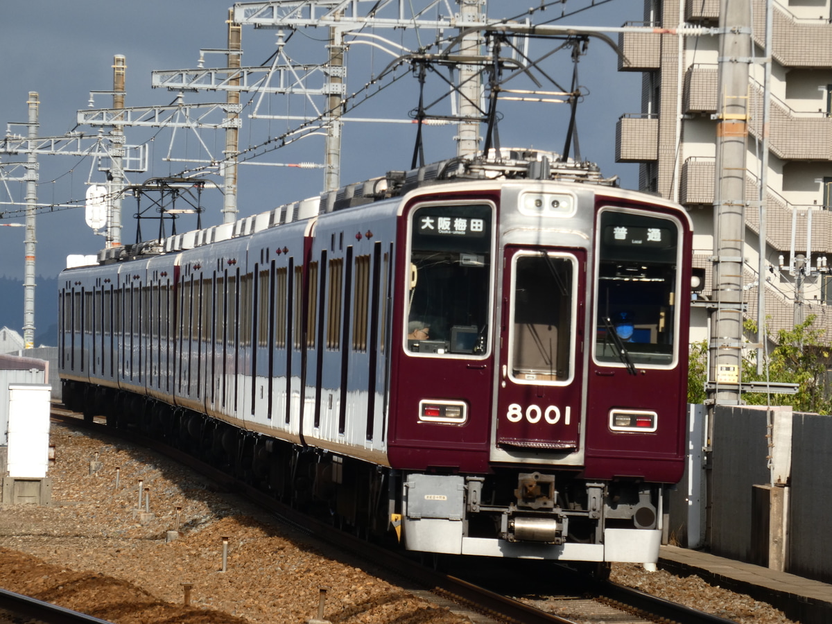 阪急電鉄 西宮車庫 8000系 8001F