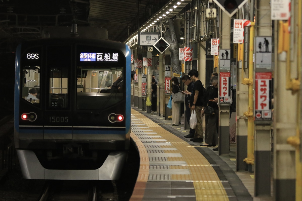東京メトロ 深川検車区 15000系 15105F