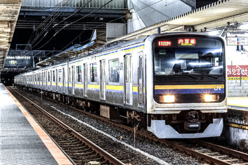 JR東日本209系マリC405編成を蘇我駅で撮影した画像