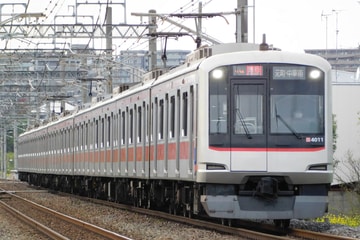 東急電鉄5050系4111Fを新河岸～川越間で撮影した画像