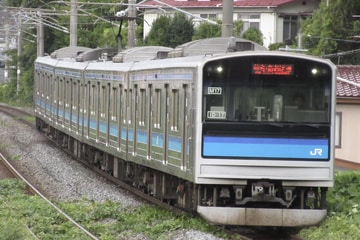 JR東日本205系センM17編成を西塩釜駅で撮影した画像