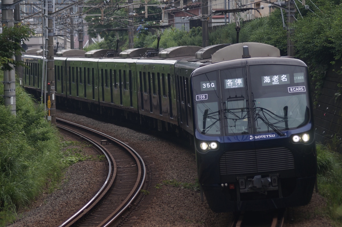 相模鉄道 かしわ台車両センター 20000系 21105f