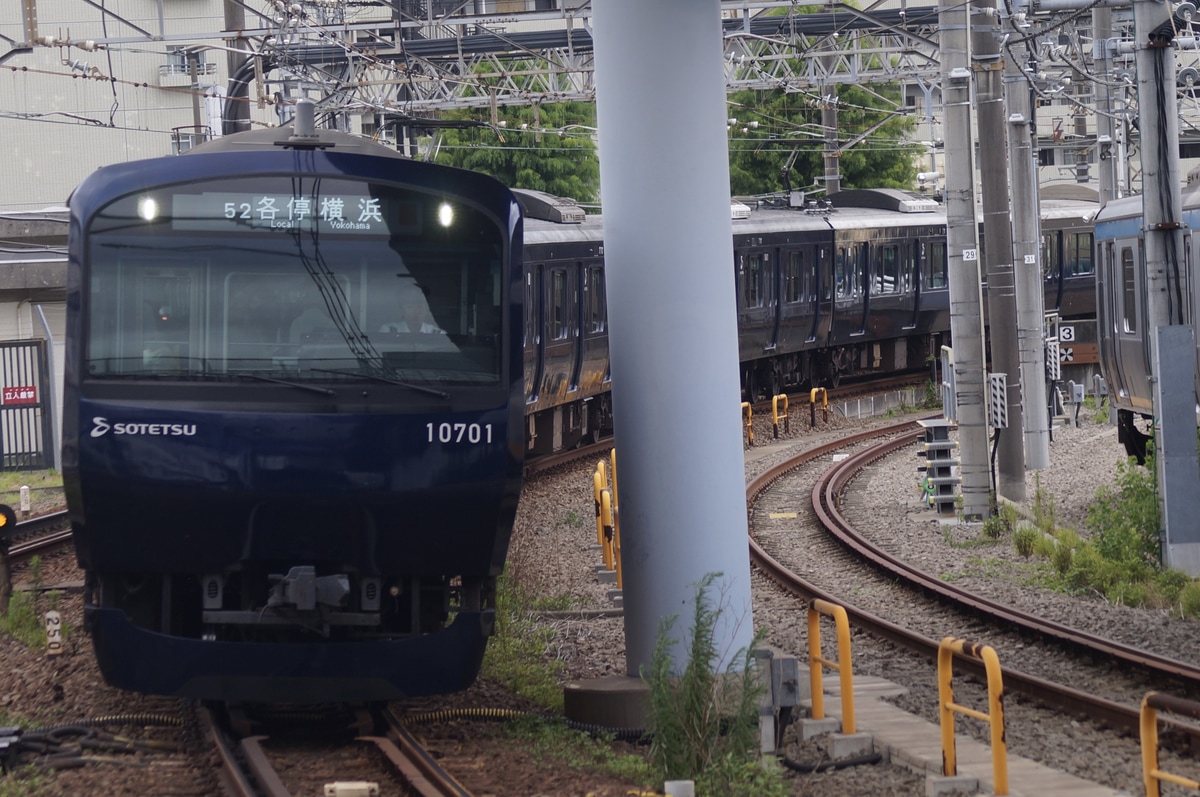 相模鉄道 かしわ台車両センター 10000系 10701f