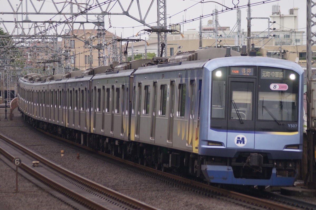 横浜高速鉄道 元住吉検車区 Y500系 Y517f