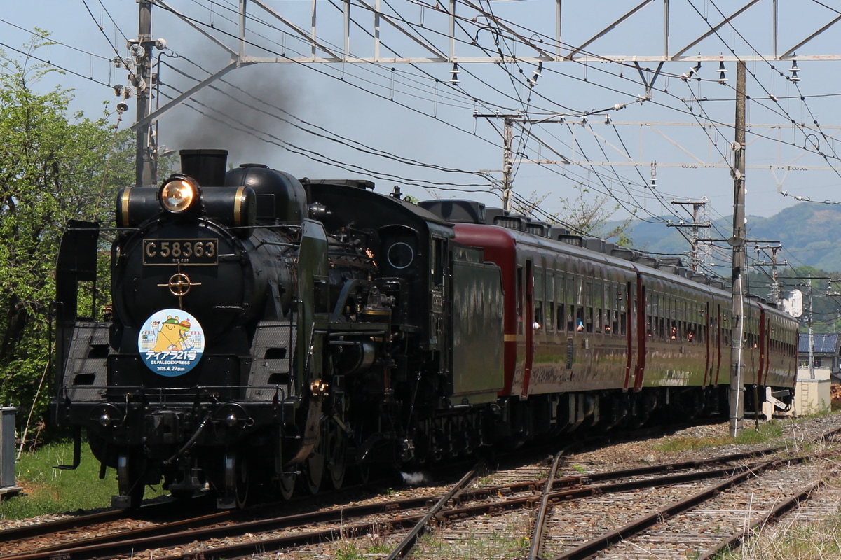 秩父鉄道 広瀬川原車両基地 C58 363