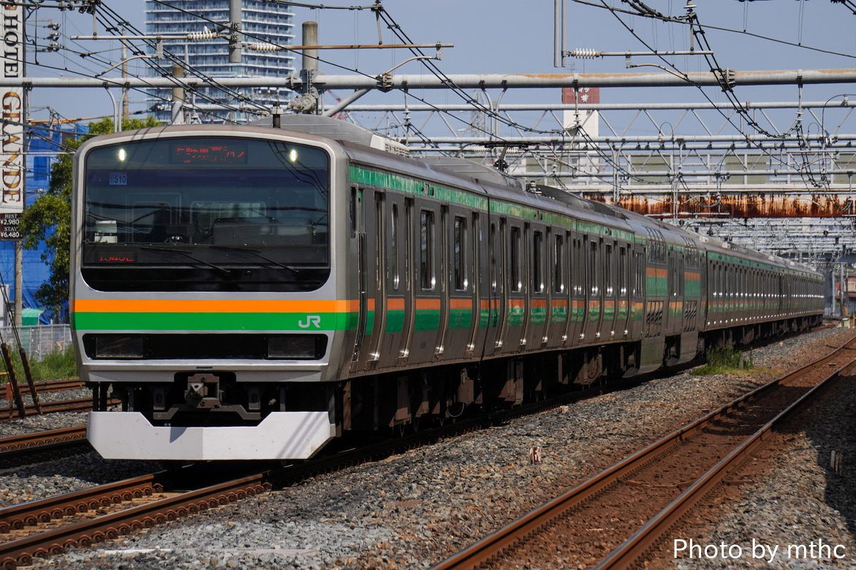 JR東日本 小山車両センター E231系 ヤマU510編成