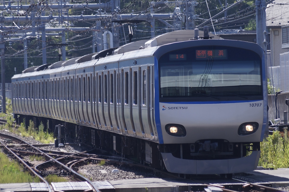 相模鉄道 かしわ台車両センター 10000系 10707f