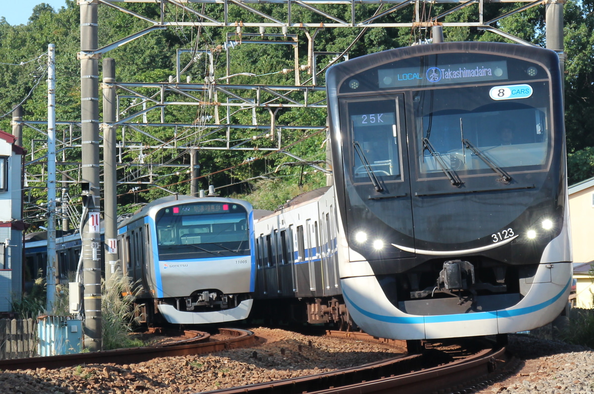 東急電鉄 元住吉検車区 3020系 3123f