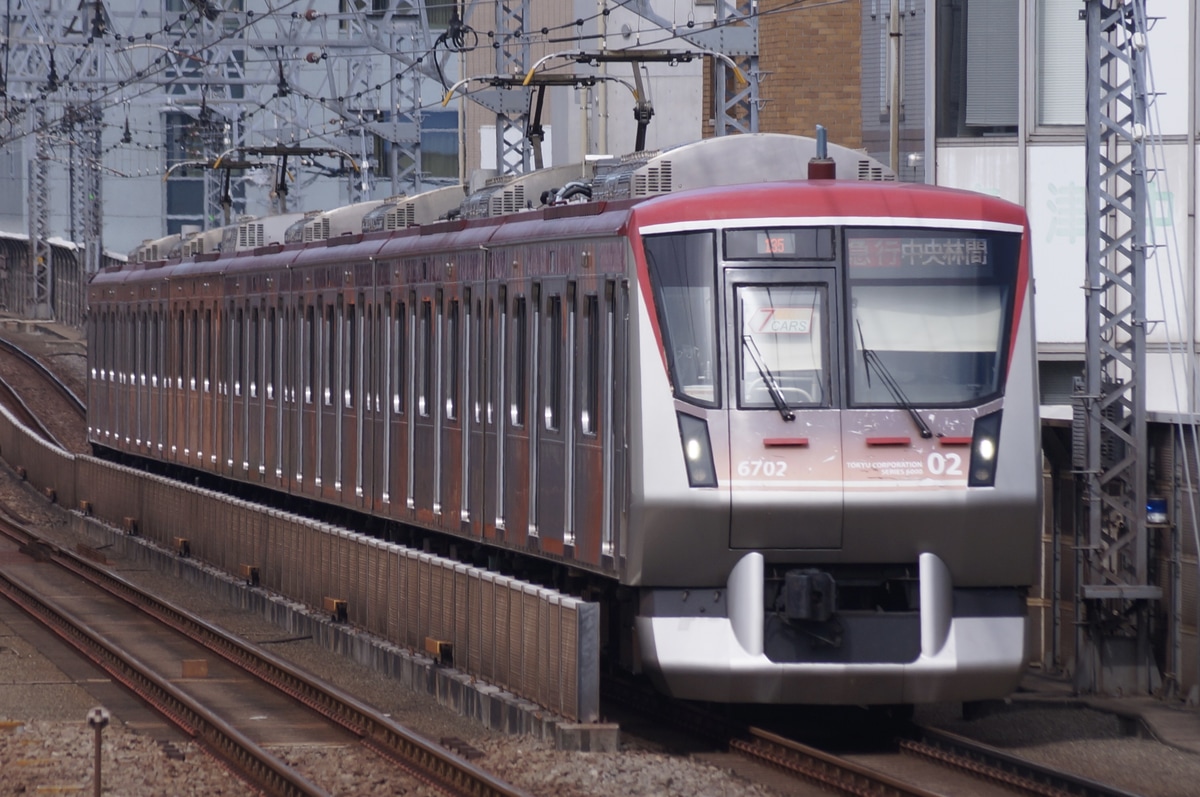 東急電鉄 長津田検車区 6000系 6102f