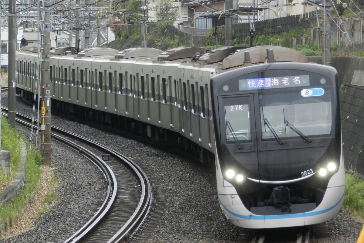 東急電鉄 元住吉検車区 3020系 3123f