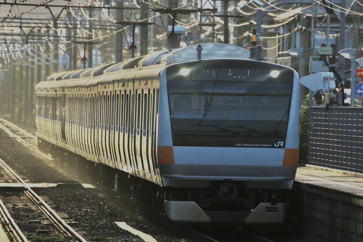 JR東日本 豊田車両センター本区 E233系 トタ青667編成