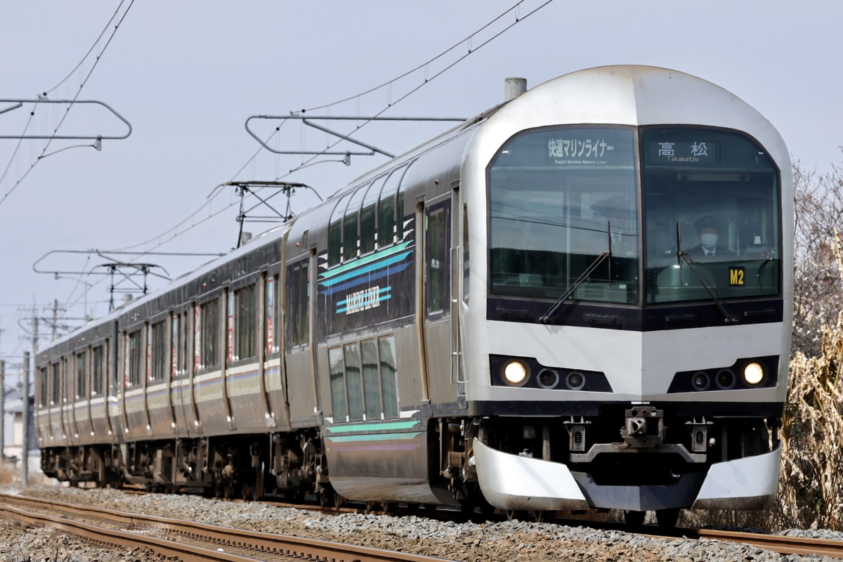 JR四国 高松運転所 5000系 M2編成