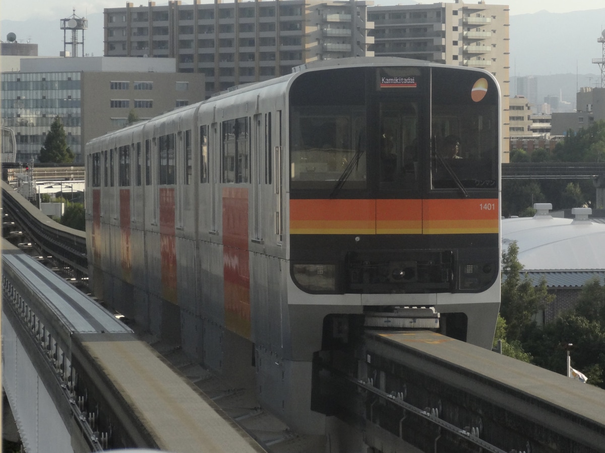 多摩都市モノレール 多摩モノレール車両基地 1000系 1101F