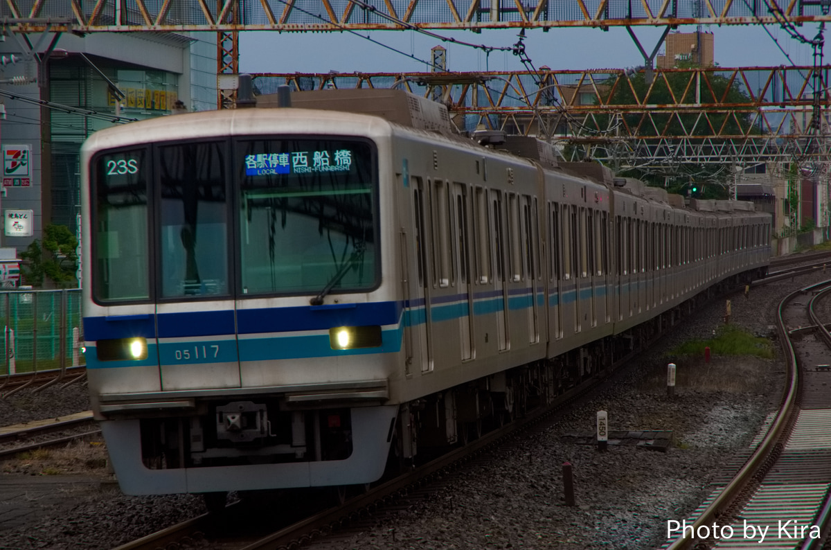 東京メトロ 深川検車区 05系 117F