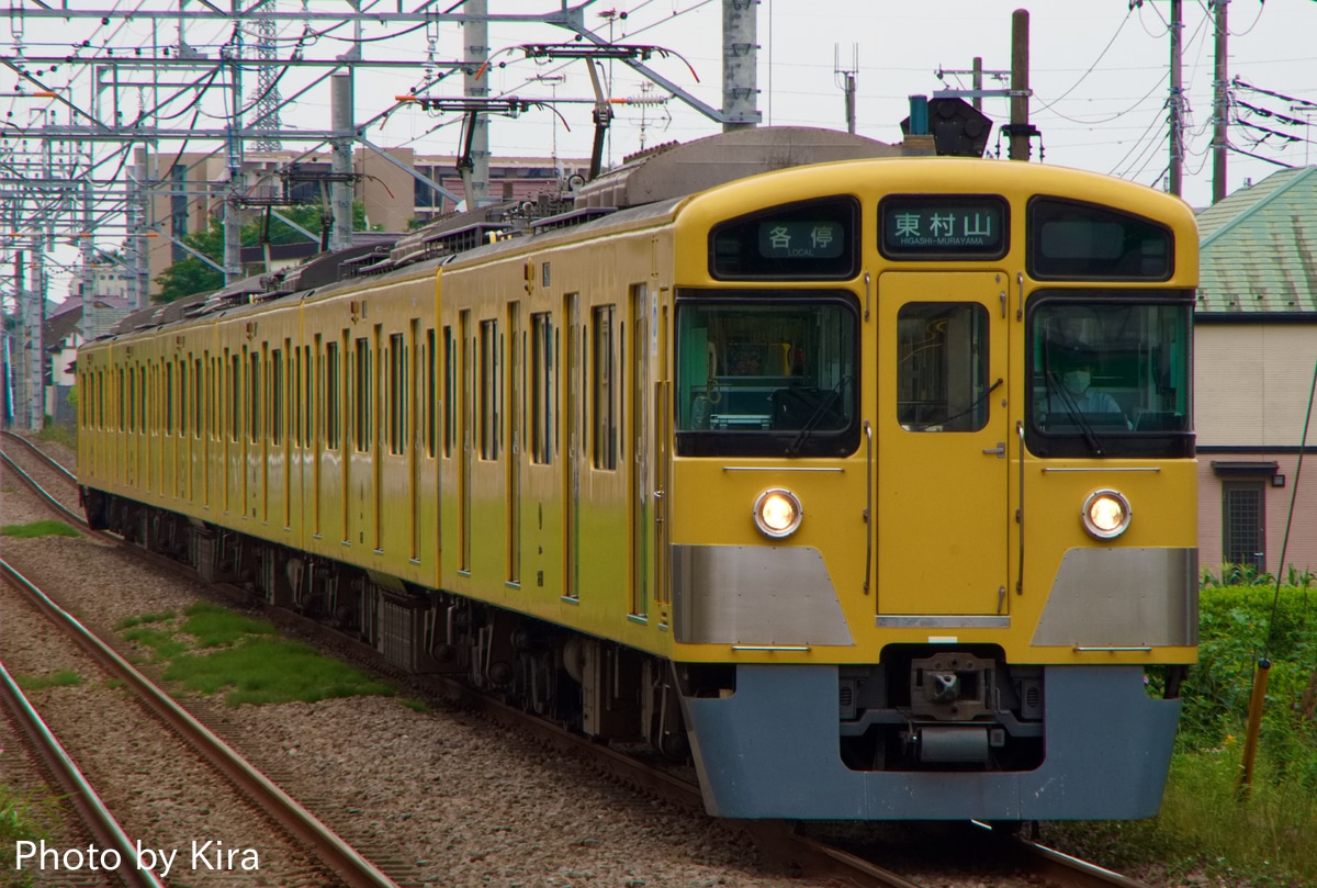 西武鉄道 玉川上水車両基地 2000系 2051F