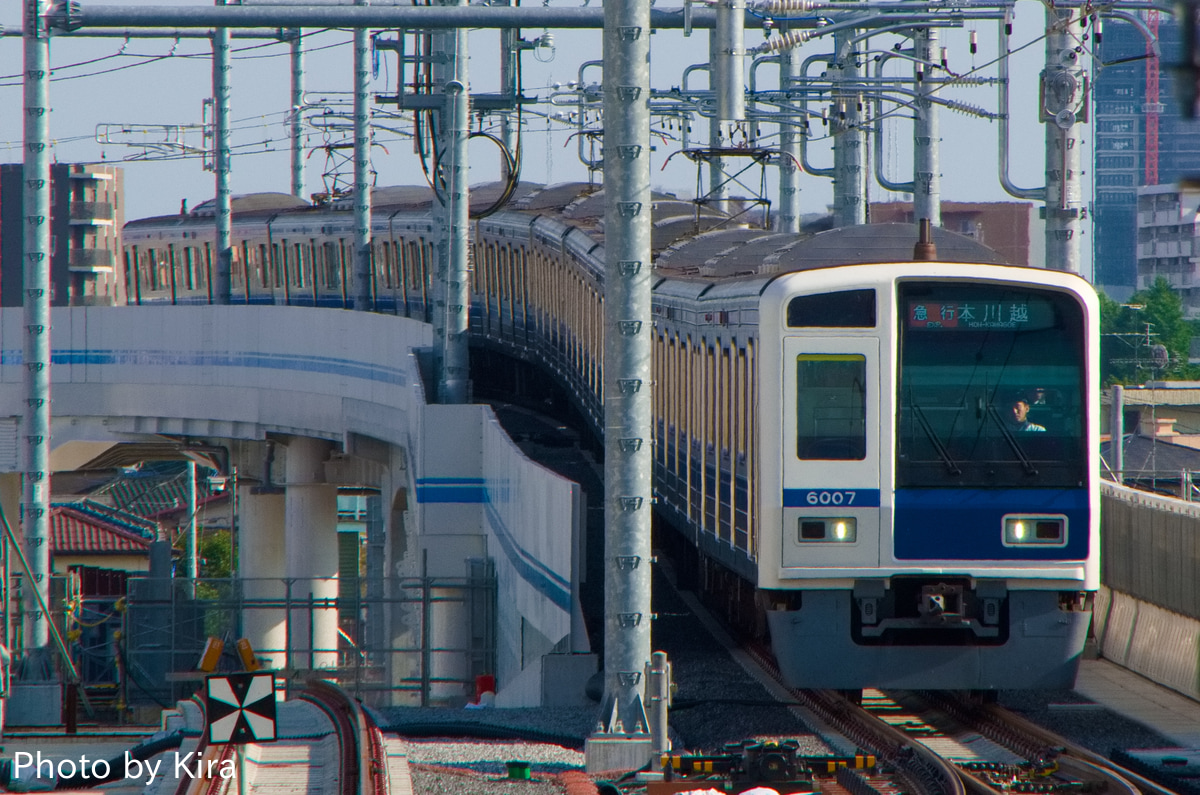 西武鉄道 南入曽車両基地 6000系 6107F