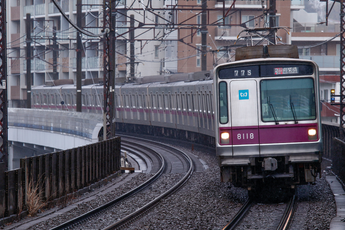 東京メトロ 鷺沼検車区 8000系 8118F