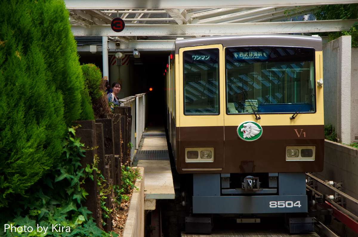 西武鉄道 山口車両基地 8500系 V1編成