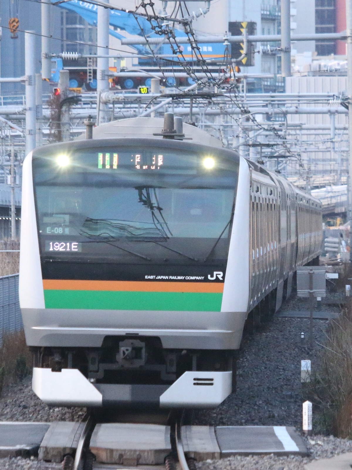 JR東日本 国府津車両センター E233系 コツE-08編成