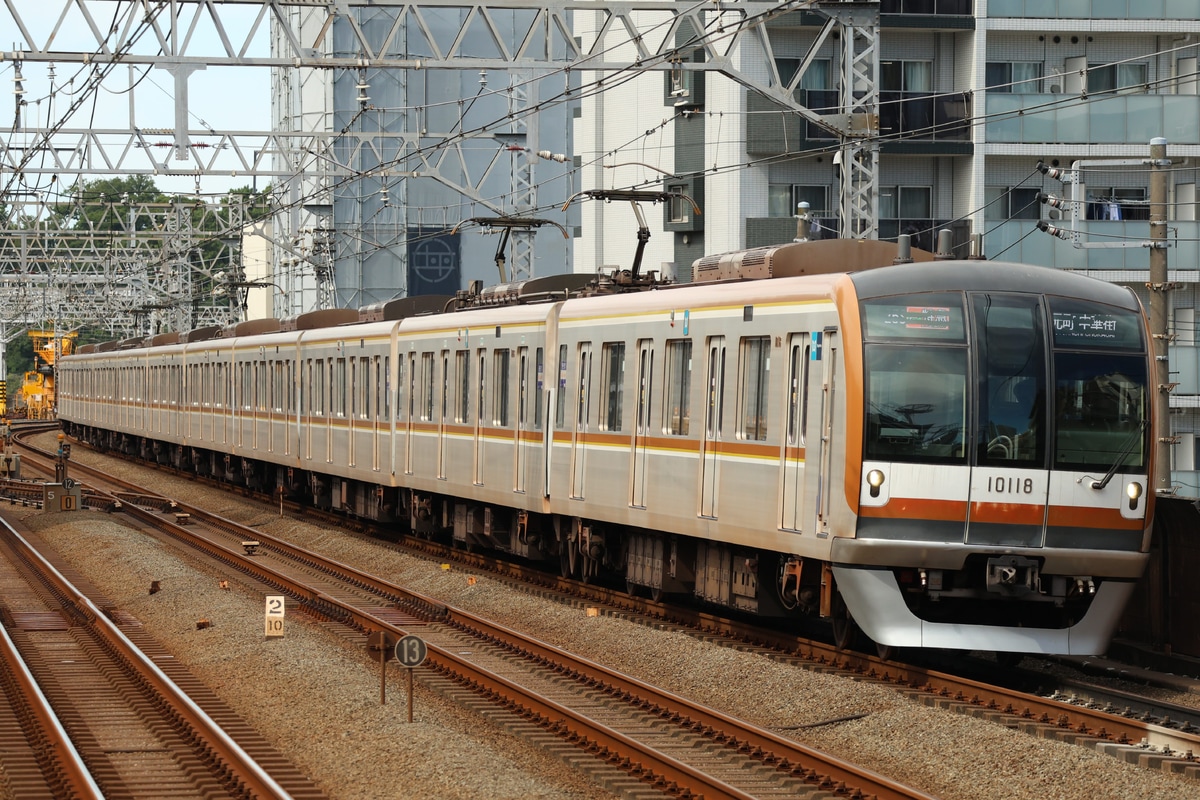 東京メトロ 和光検車区 10000系 10118F