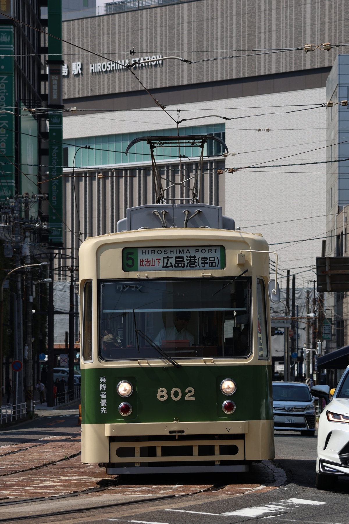 広島電鉄 千田車庫 800形 802