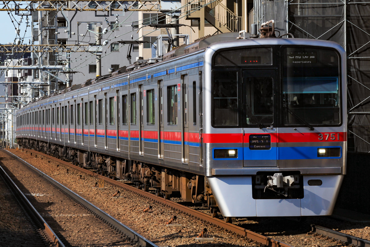 京成電鉄 宗吾車両基地 3700形 3758F