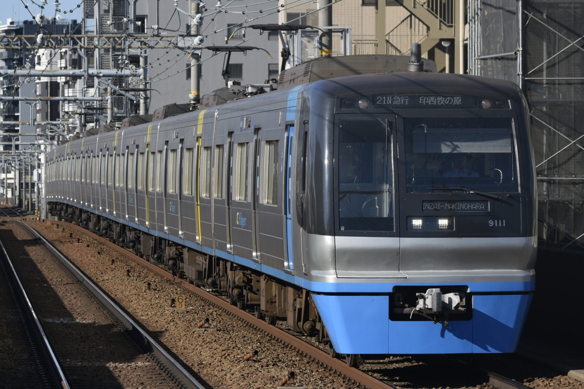 千葉ニュータウン鉄道 印旛車両基地 9100形 9118編成