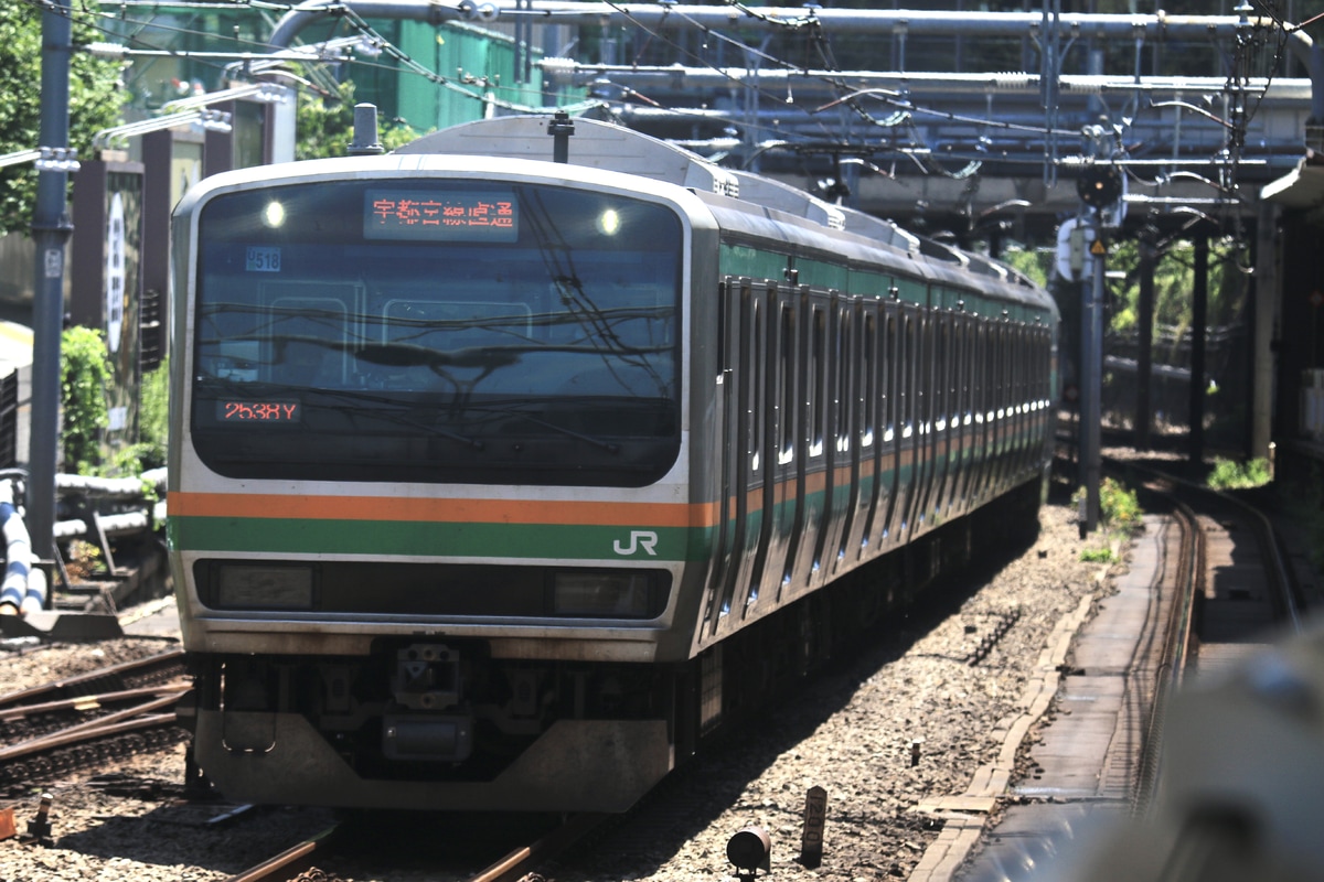 JR東日本 小山車両センター E231系 ヤマU518編成