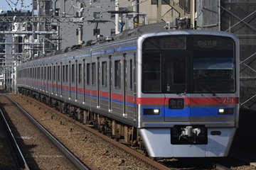 京成電鉄3700形3758編成を立会川駅で撮影した画像
