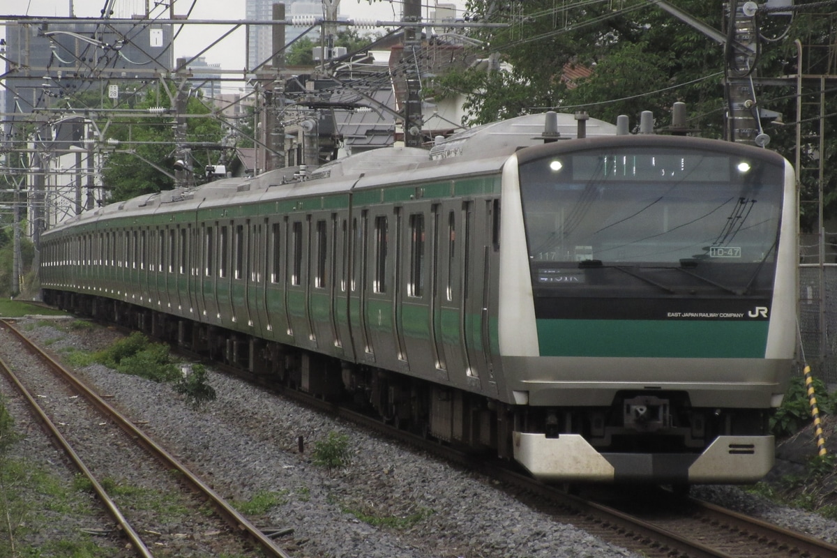 JR東日本 川越車両センター E233系 ハエ117編成