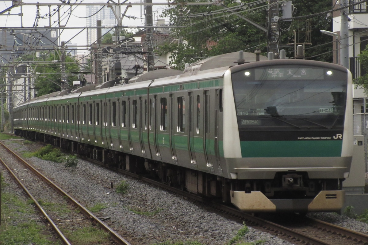 JR東日本 川越車両センター E233系 ハエ116編成