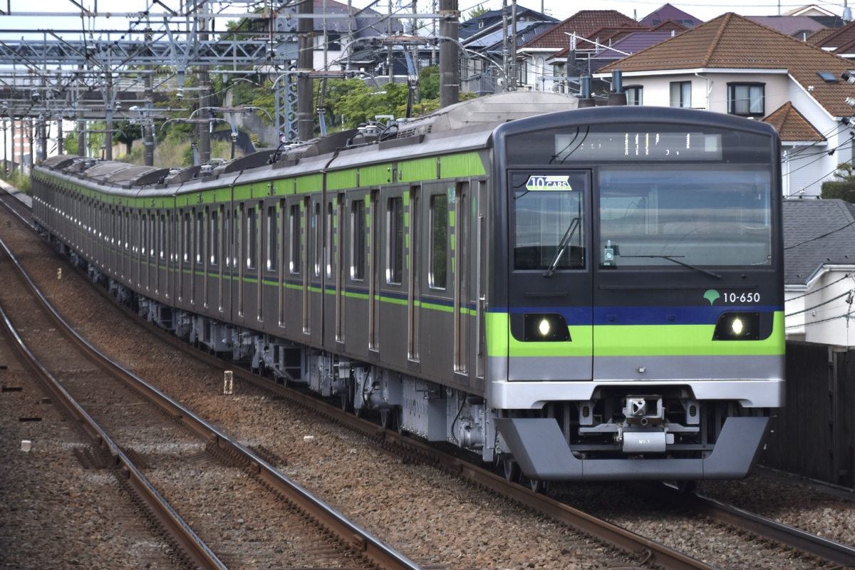 東京都交通局 大島車両検修場 10-300形 10-650F