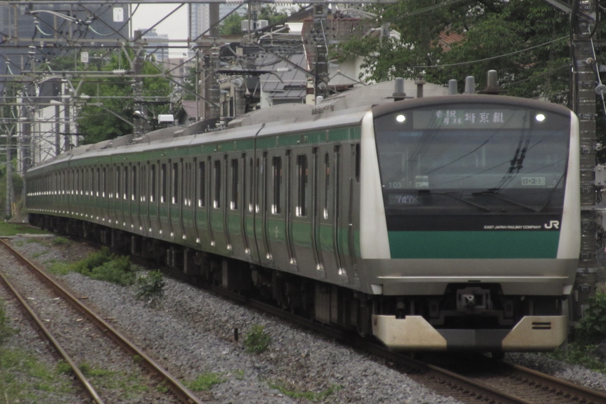 JR東日本 川越車両センター E233系 ハエ103編成