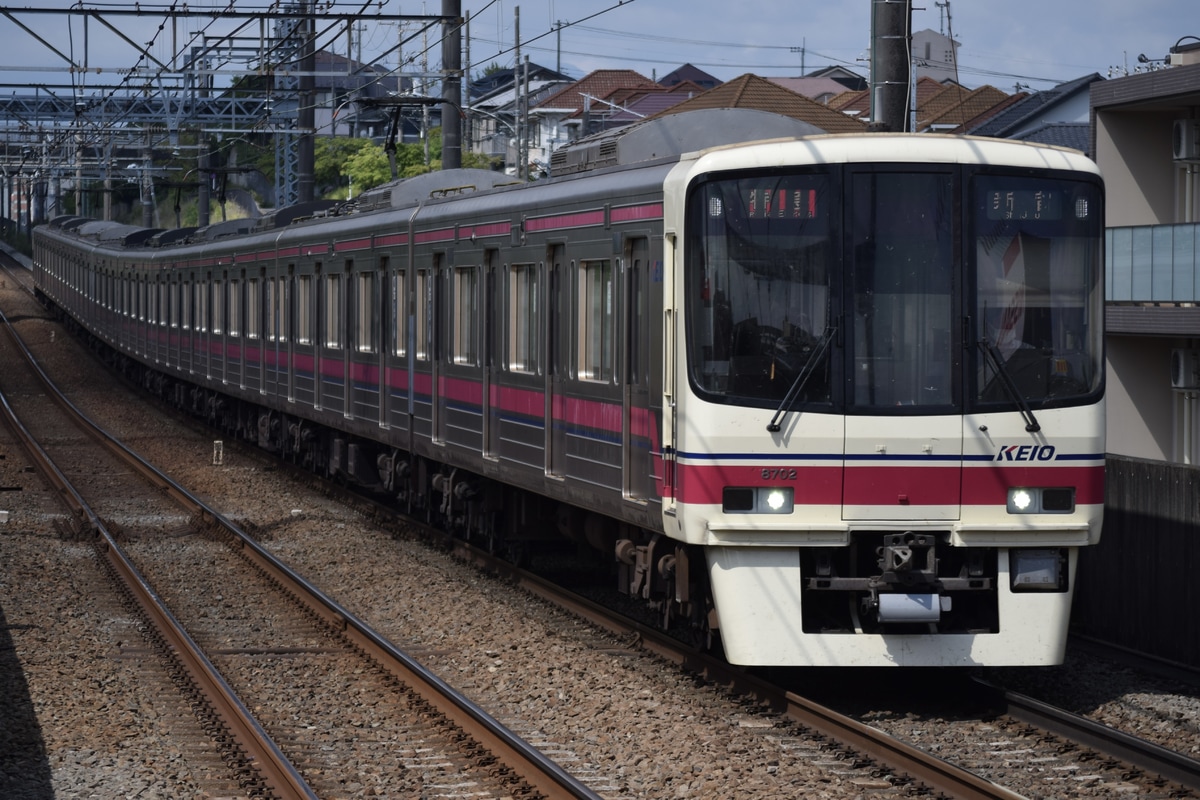 京王電鉄 若葉台検車区 8000系 8702F