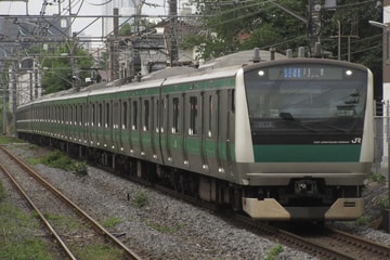JR東日本E233系ハエ109編成を十条駅で撮影した画像