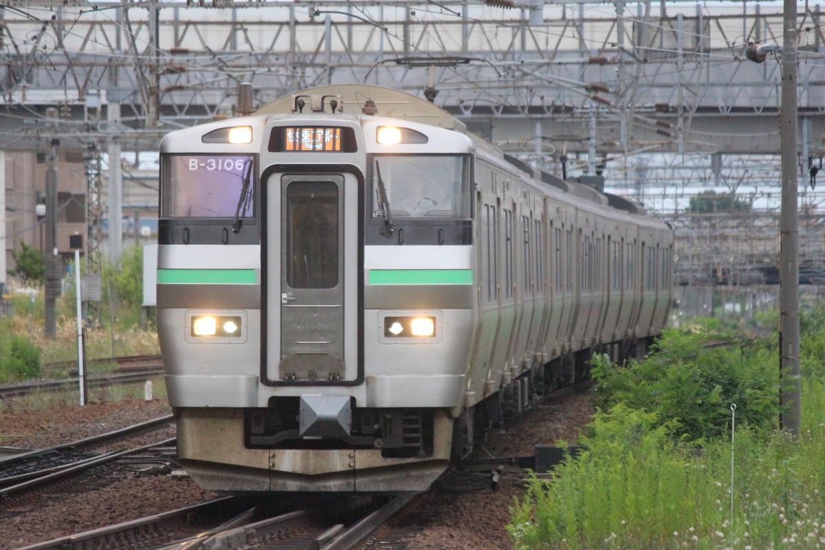 JR北海道 札幌運転所 733系 B3106編成