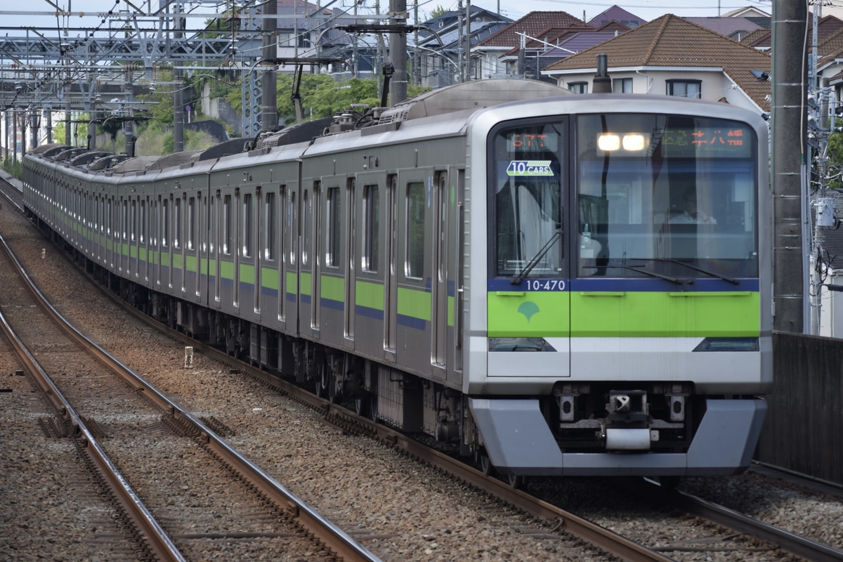 東京都交通局 大島車両検修場 10-300形 10-470F