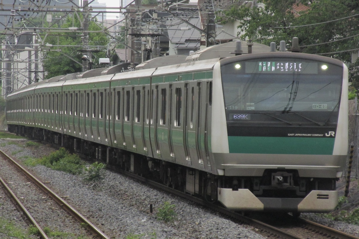 JR東日本 川越車両センター E233系 ハエ119編成