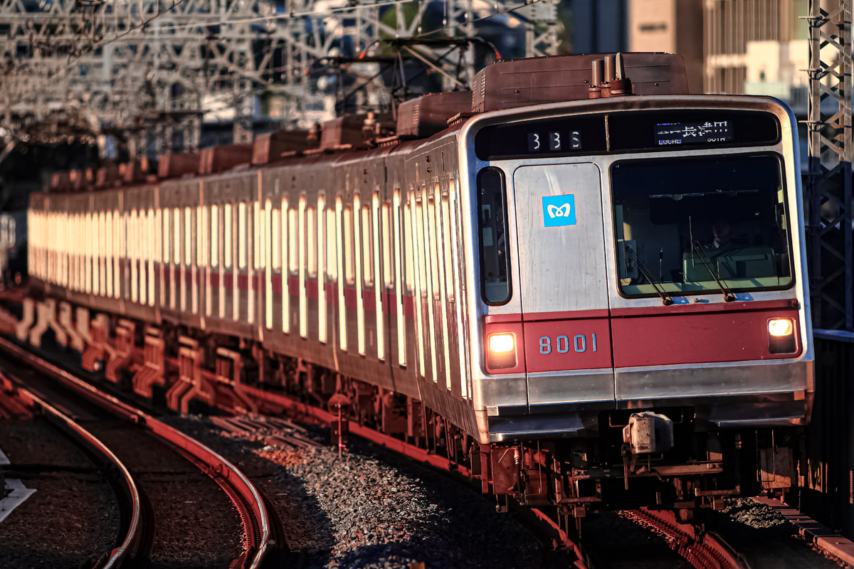 東京メトロ 鷺沼検車区 8000系 8101F