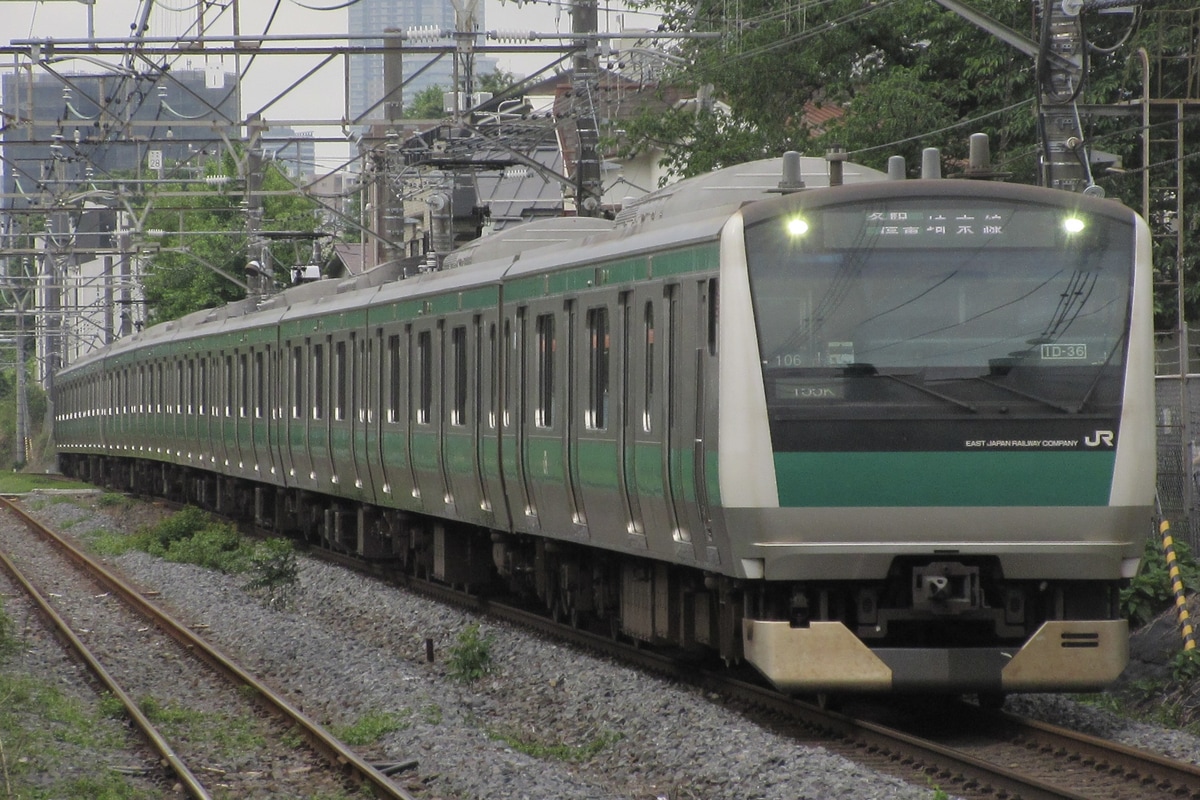 JR東日本 川越車両センター E233系 ハエ106編成