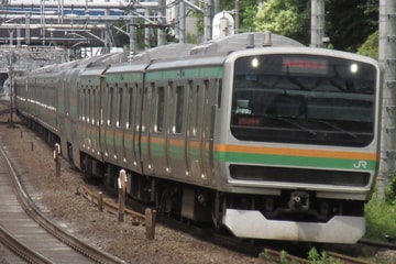 JR東日本E231系ヤマU-590編成を目白駅で撮影した画像