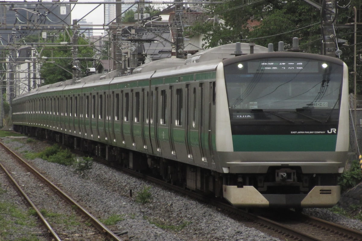 JR東日本 川越車両センター E233系 ハエ136編成