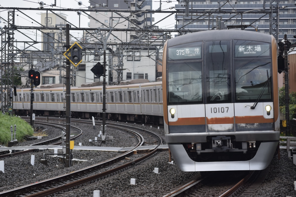 東京メトロ 和光検車区 10000系 10107F