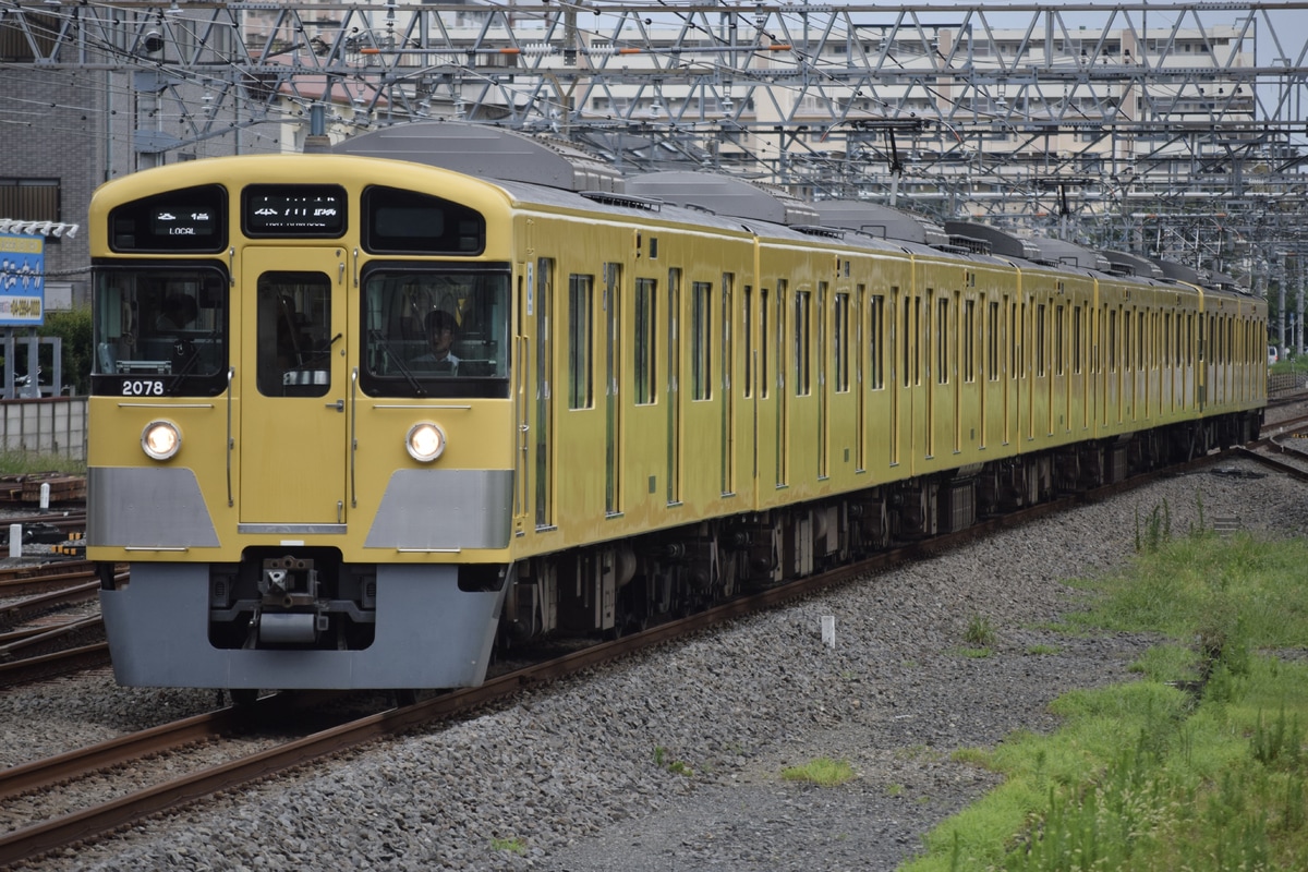 西武鉄道 玉川上水車両管理所 2000系 2077F